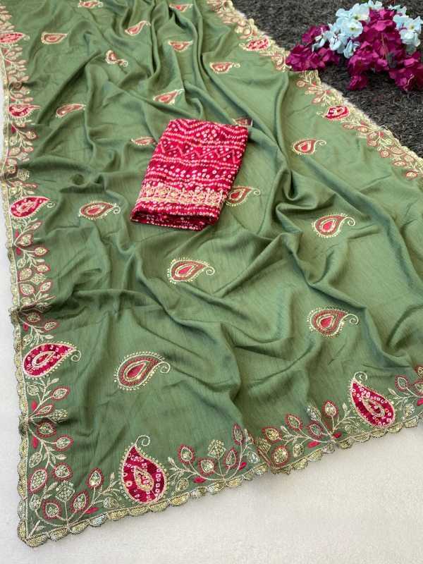 Chinon Sequence Saree