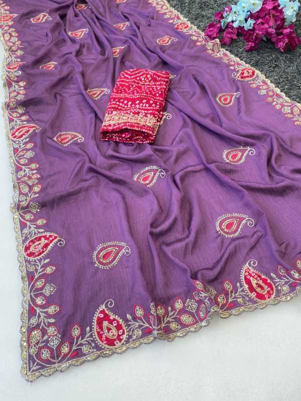 Chinon Sequence Saree