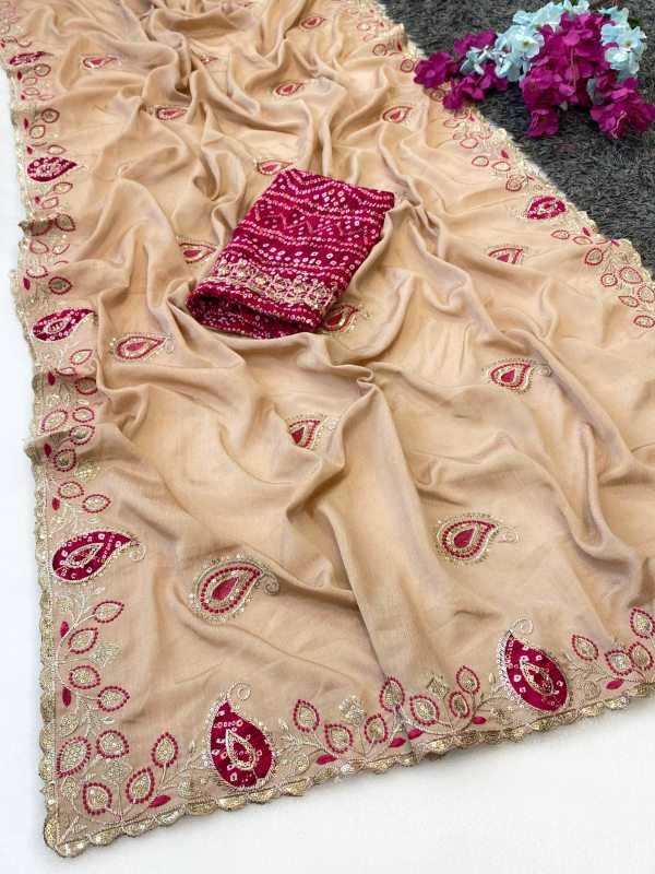 Chinon Sequence Saree