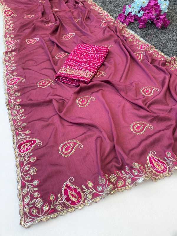 Chinon Sequence Saree