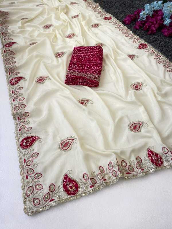 Chinon Sequence Saree