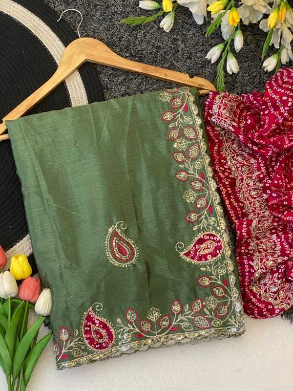 Chinon Sequence Saree