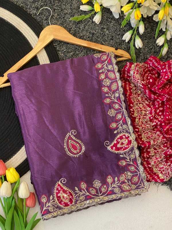 Chinon Sequence Saree