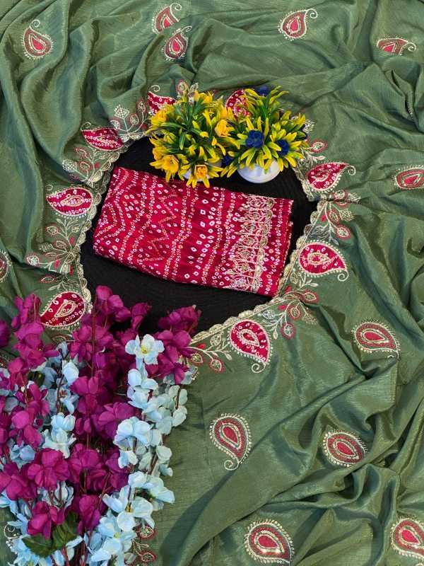 Chinon Sequence Saree