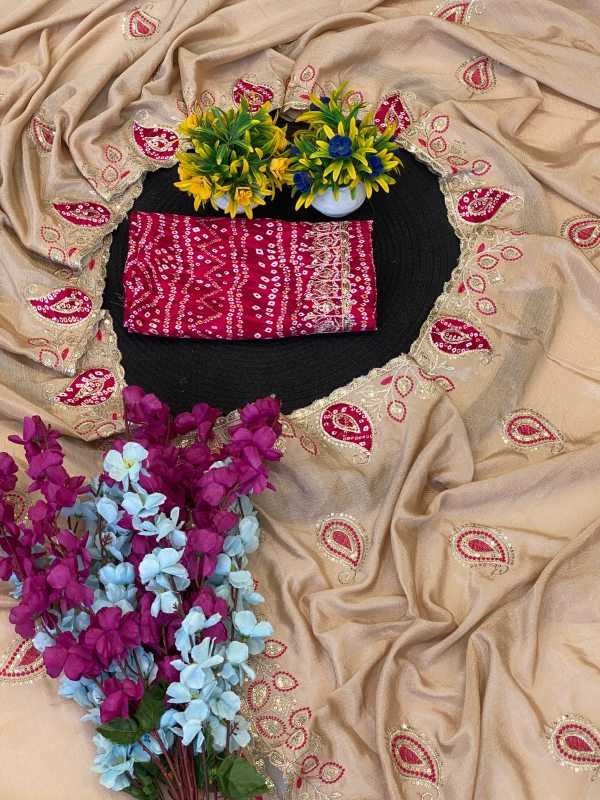 Chinon Sequence Saree