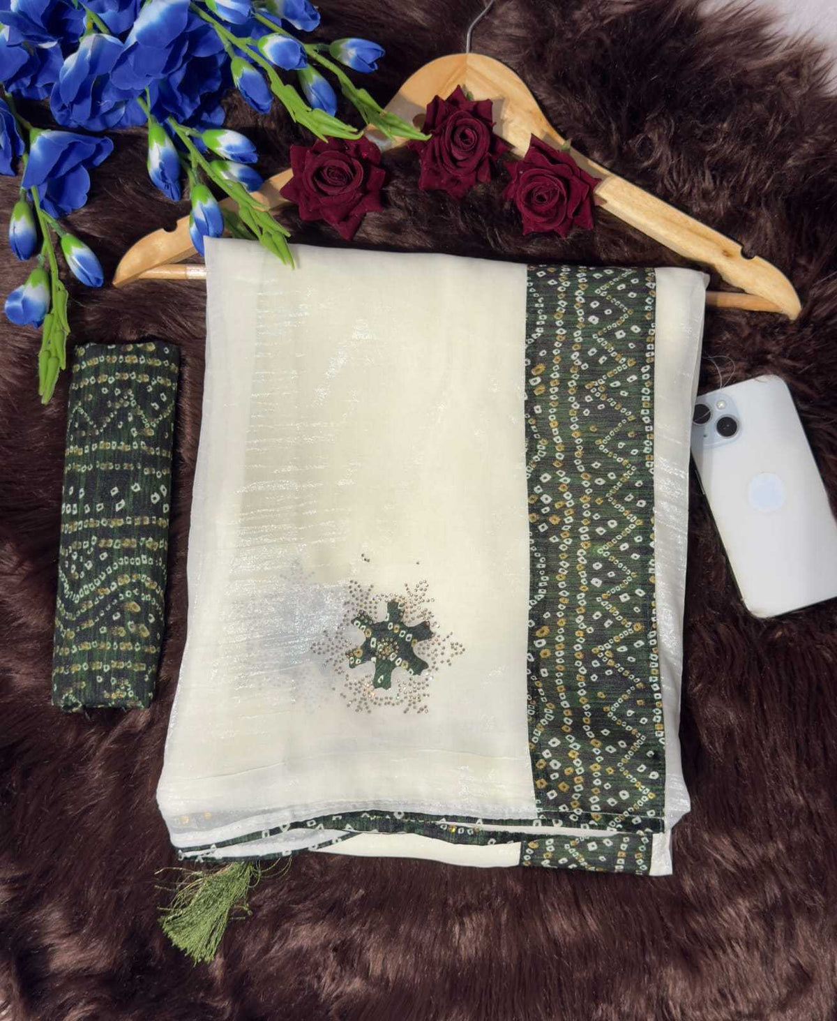 Crunchi Fancy Saree