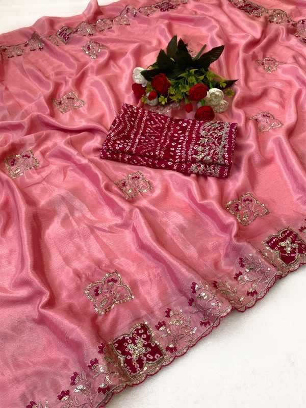 Chinon Sequence Saree