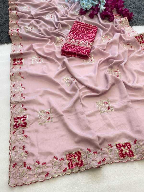 Chinon Sequence Saree