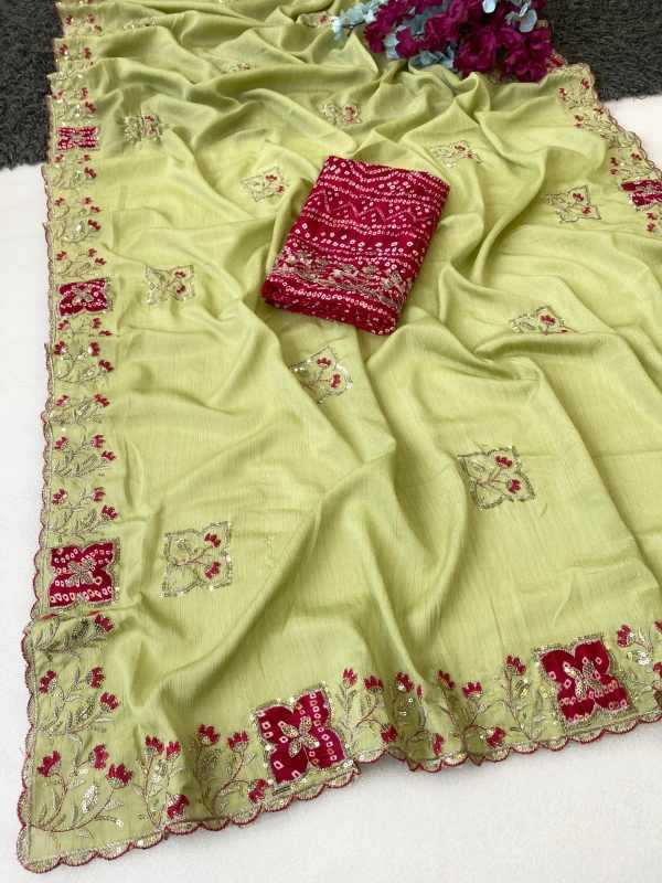 Chinon Sequence Saree