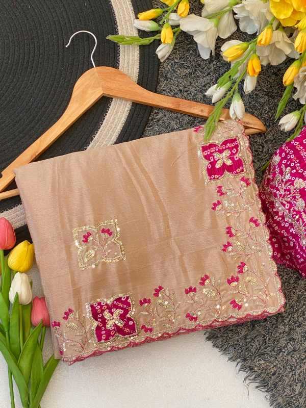 Chinon Sequence Saree