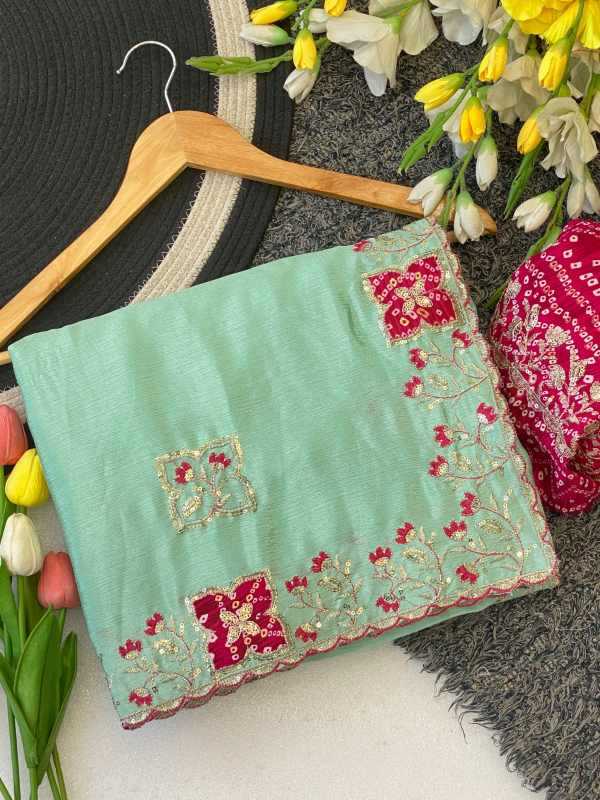 Chinon Sequence Saree