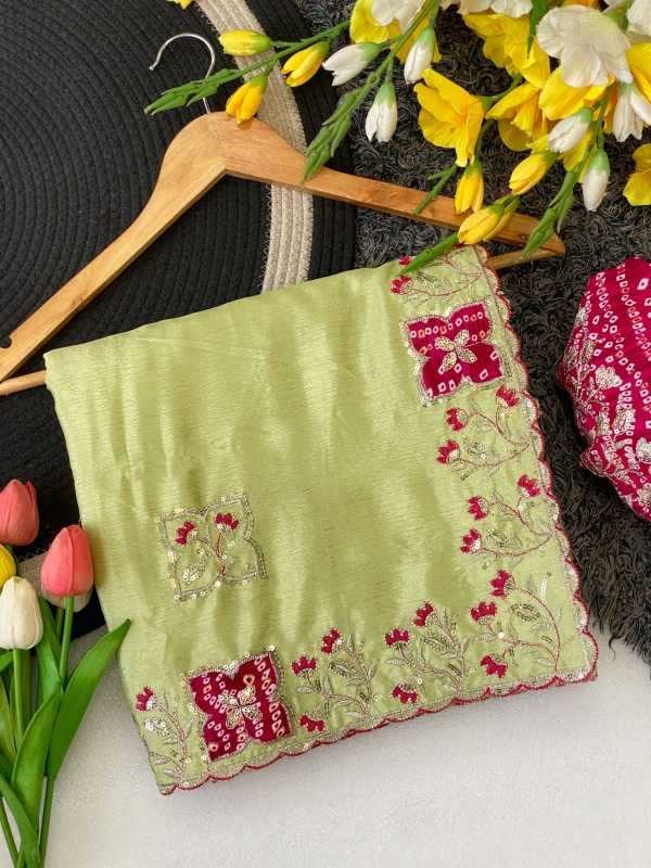 Chinon Sequence Saree