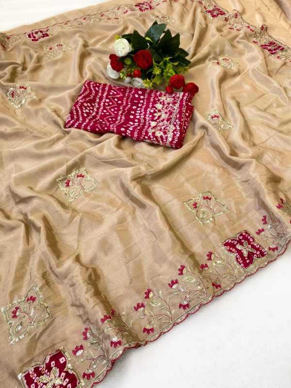 Chinon Sequence Saree