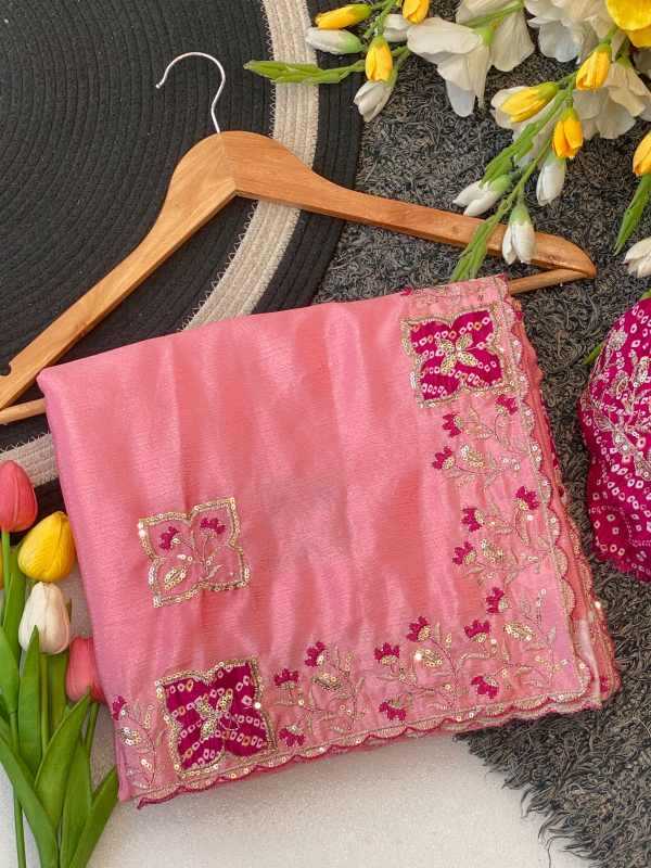 Chinon Sequence Saree