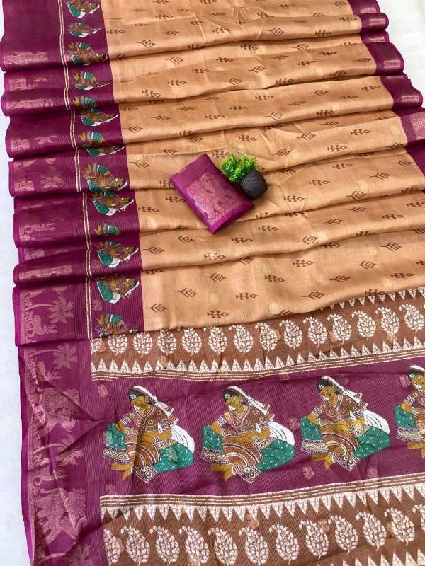 Silk Floral Saree
