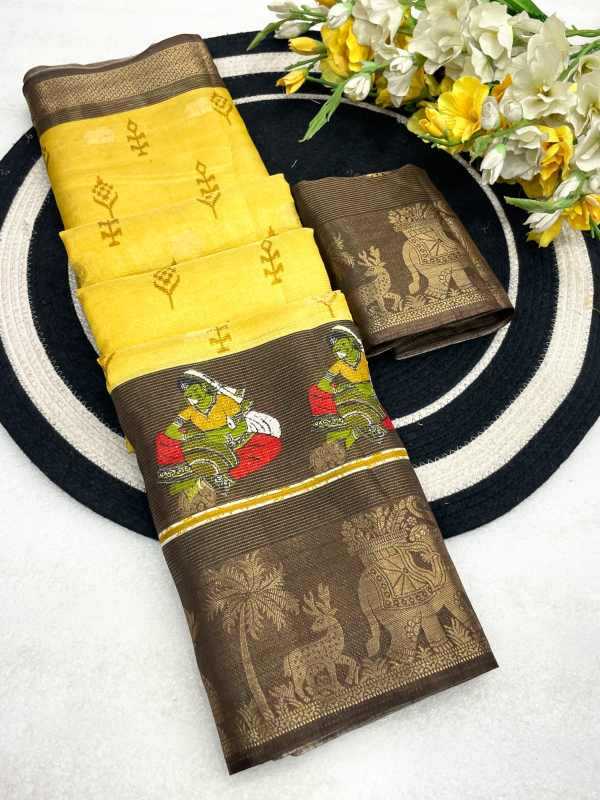 Silk Floral Saree
