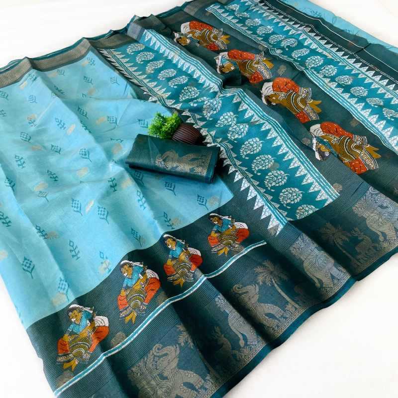 Silk Floral Saree