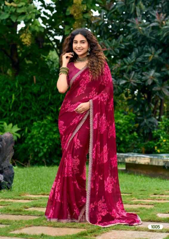 Chiffon Printed Saree