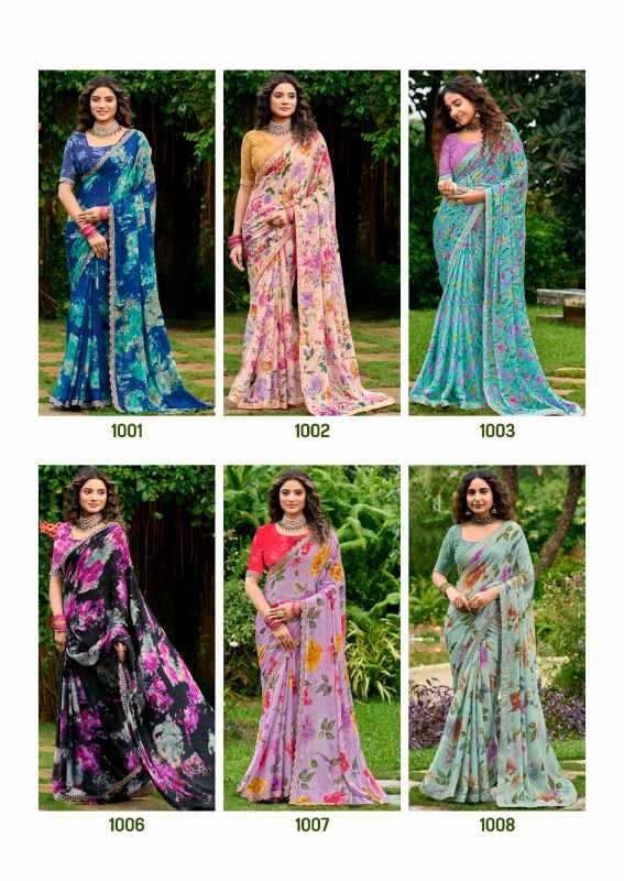 Chiffon Printed Saree