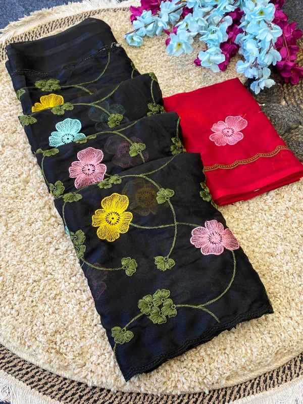 Georgette Designer Saree