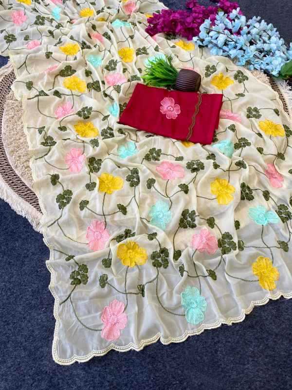 Georgette Designer Saree