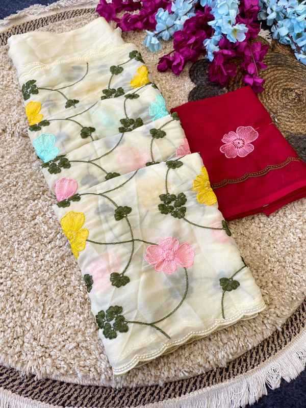 Georgette Designer Saree