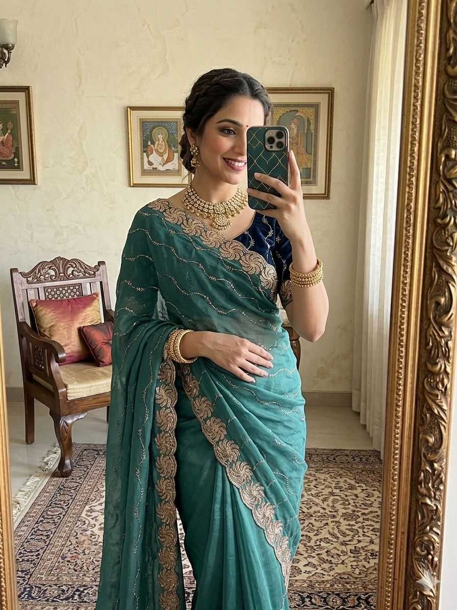 Georgette Saree