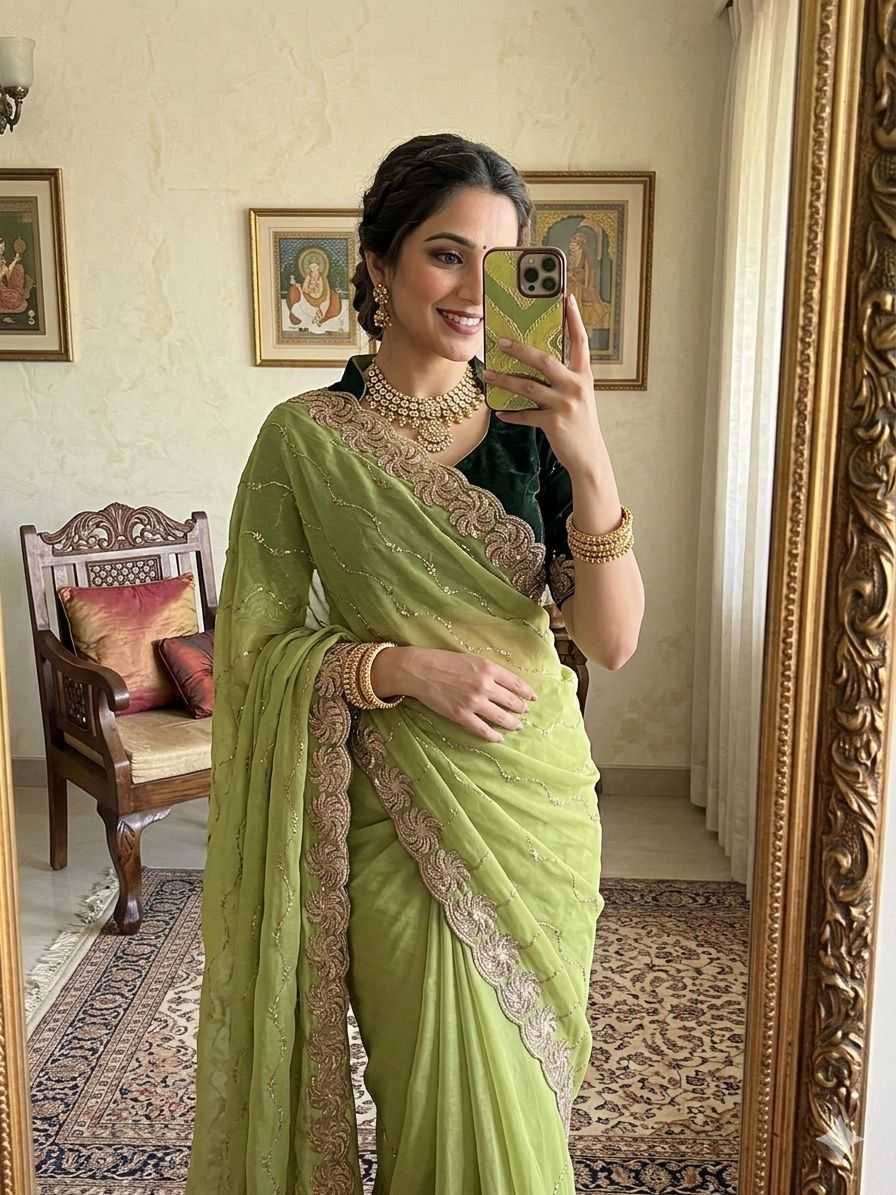 Georgette Saree