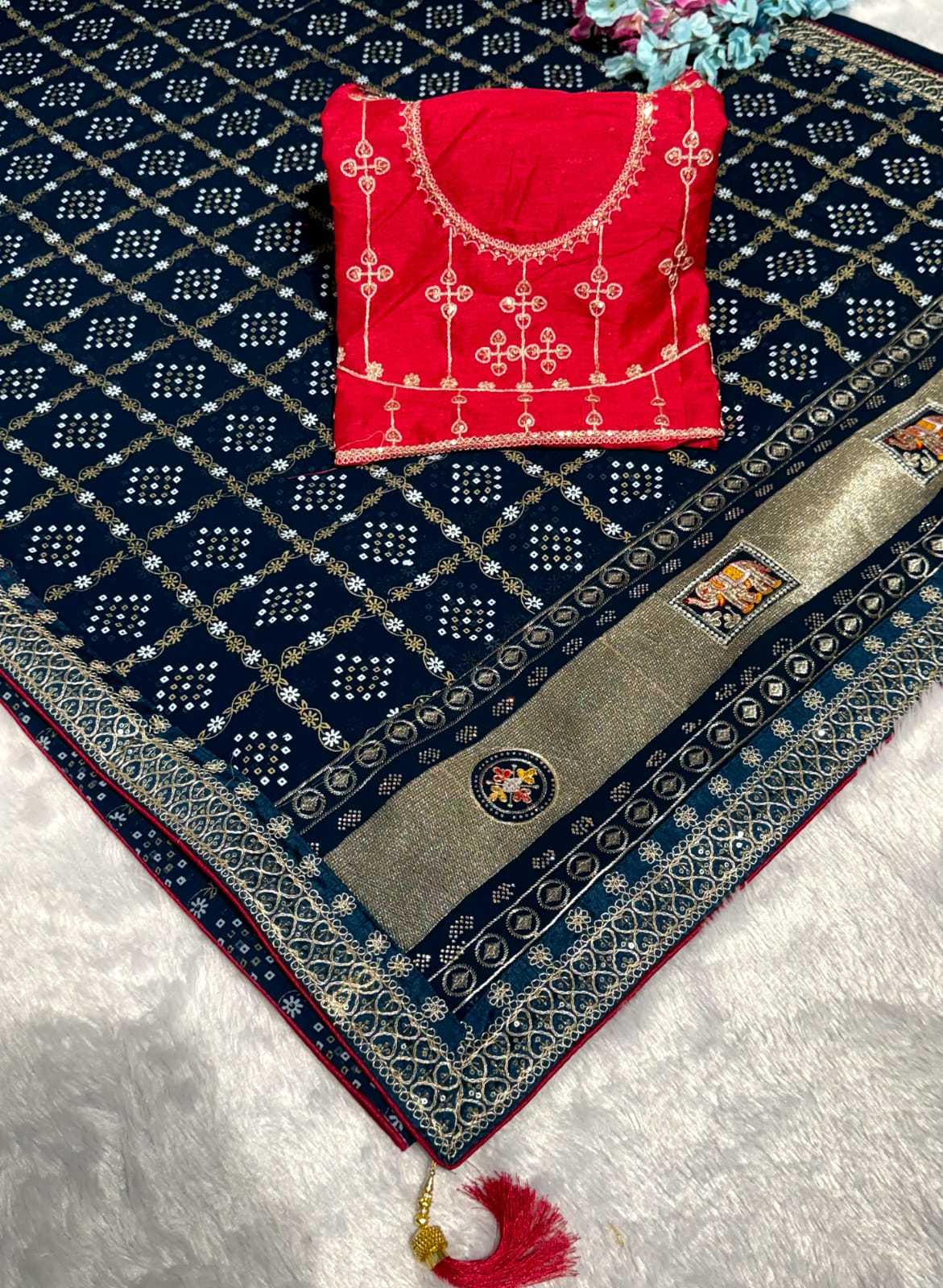 Georgette Printed Saree