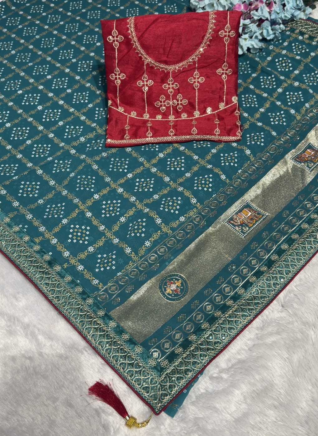 Georgette Printed Saree