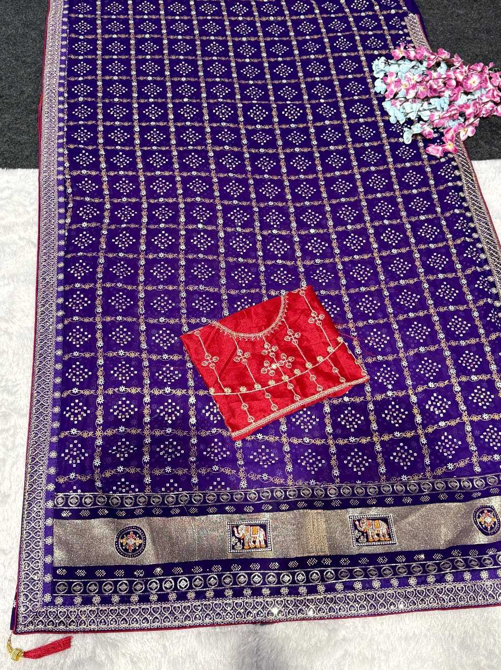 Georgette Printed Saree