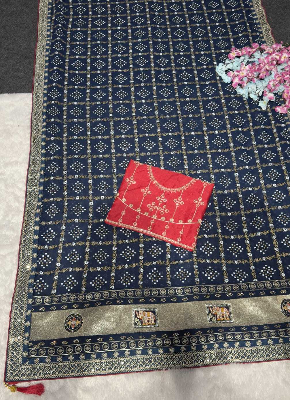 Georgette Printed Saree