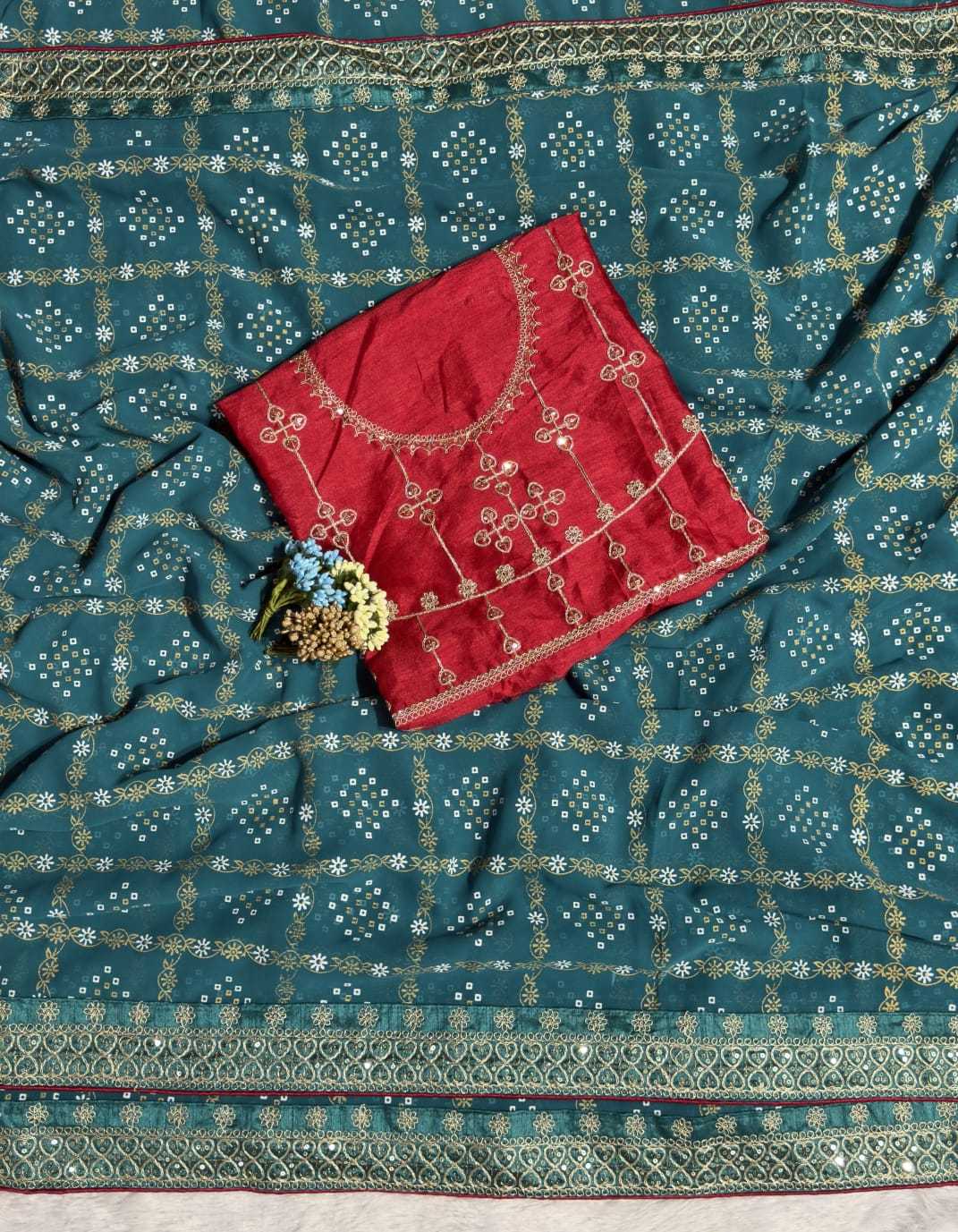 Georgette Printed Saree