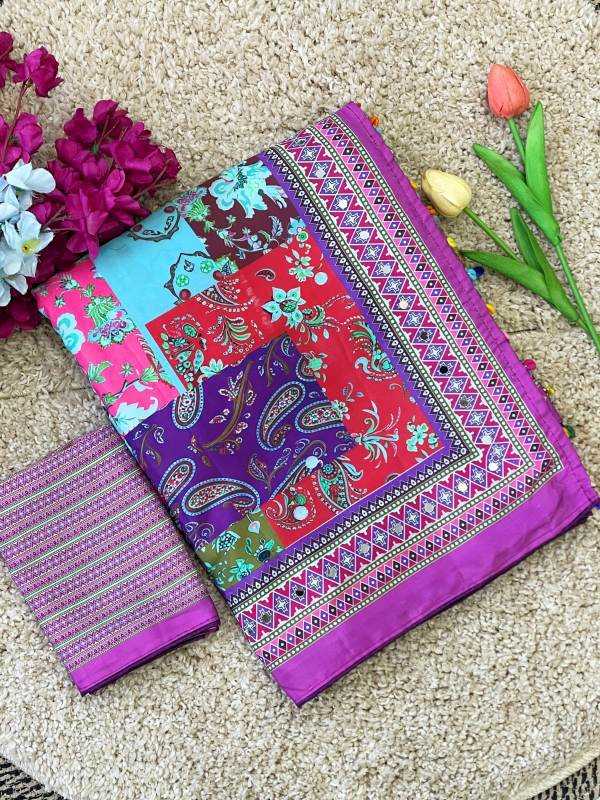 Printed Silk Saree