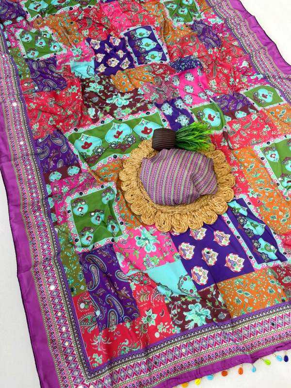 Premium Roman Silk Brocade Saree
