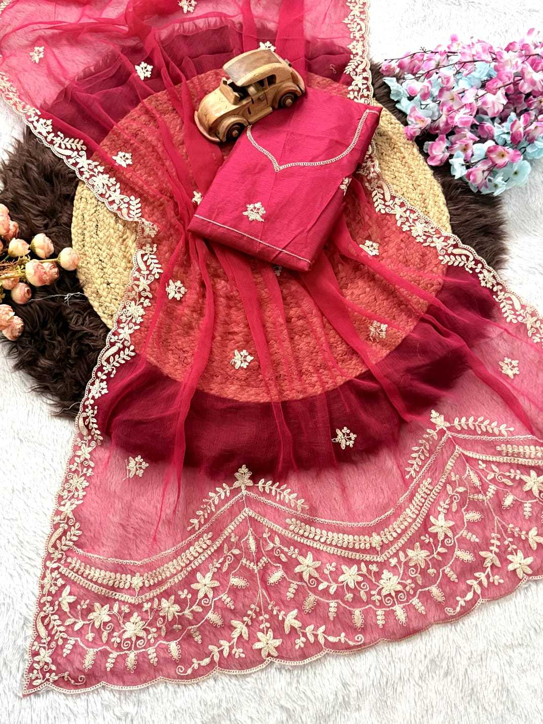 Chiffon Floral Saree