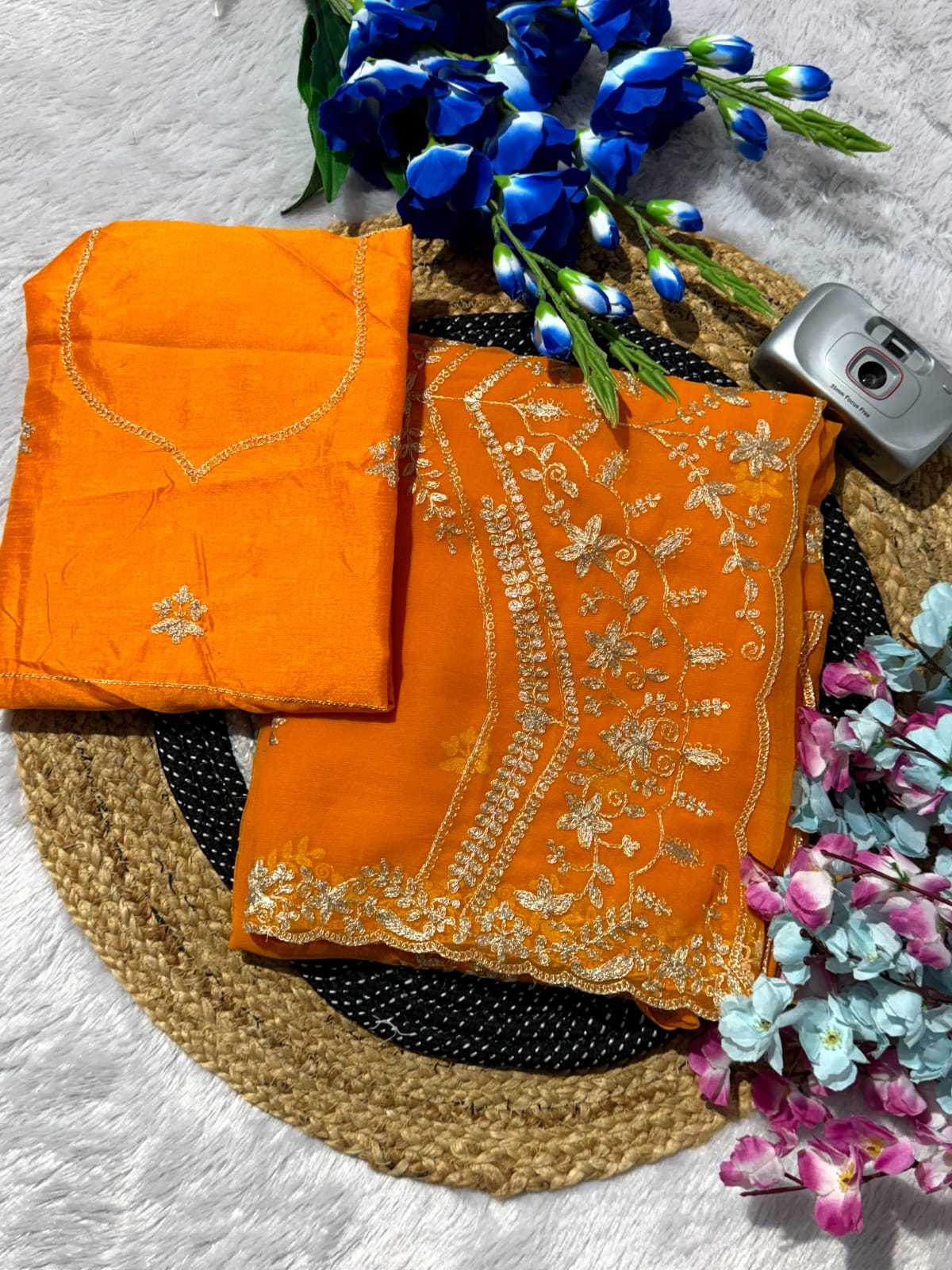 Chiffon Floral Saree