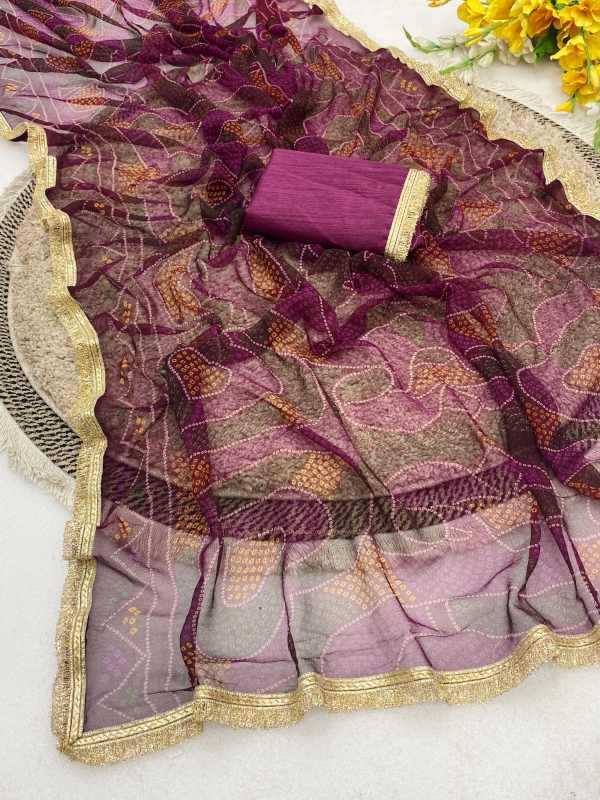 Chiffon Printed Saree