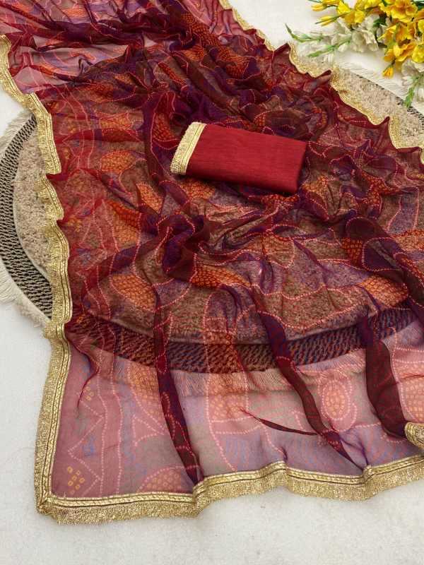 Chiffon Printed Saree