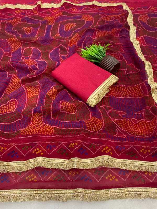 Chiffon Printed Saree