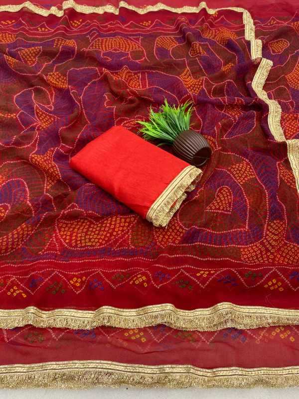 Chiffon Printed Saree
