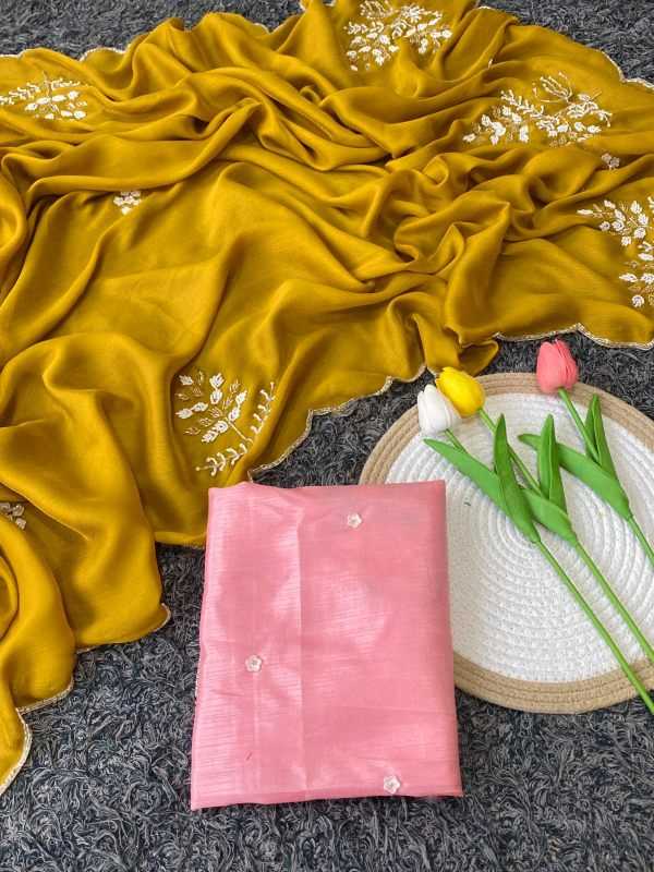 Chiffon Hand Work Saree