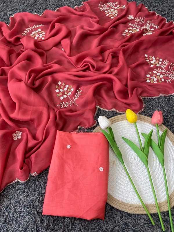 Chiffon Hand Work Saree