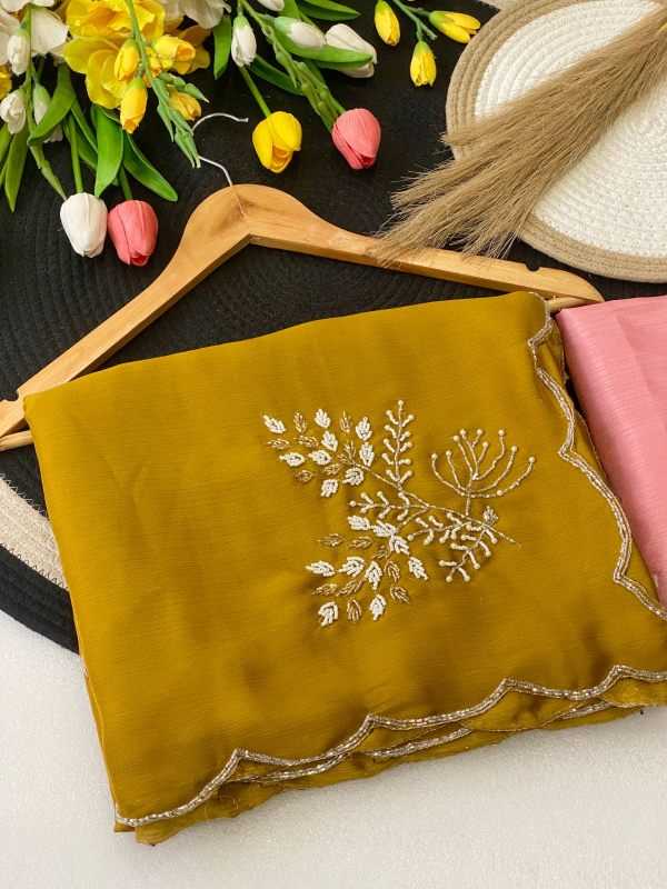 Chiffon Hand Work Saree