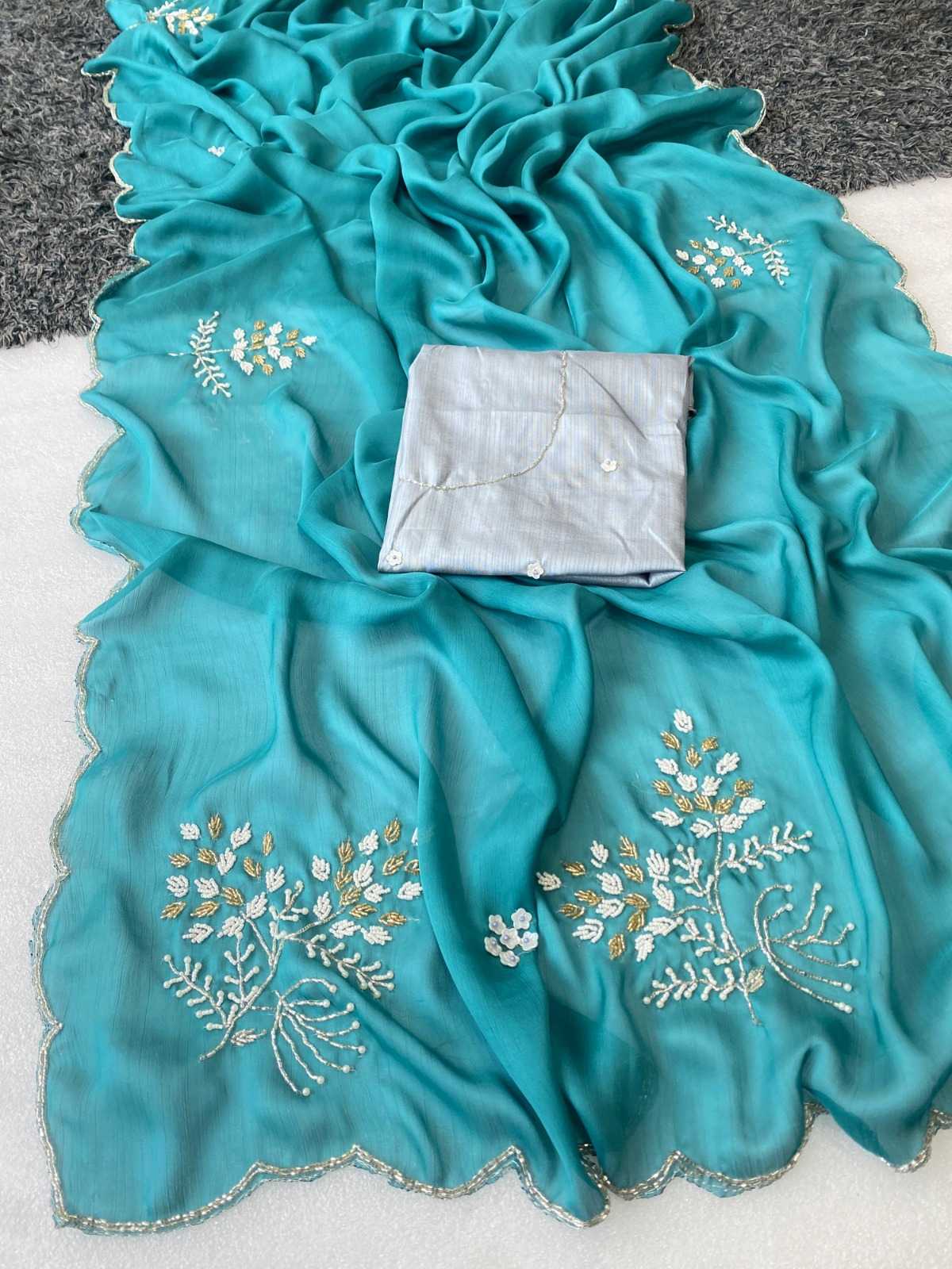 Chiffon Hand Work Saree