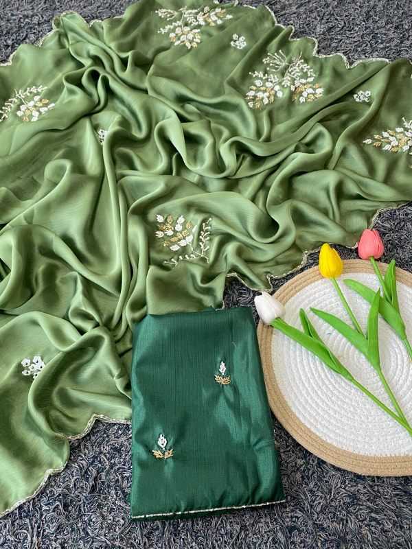 Chiffon Hand Work Saree