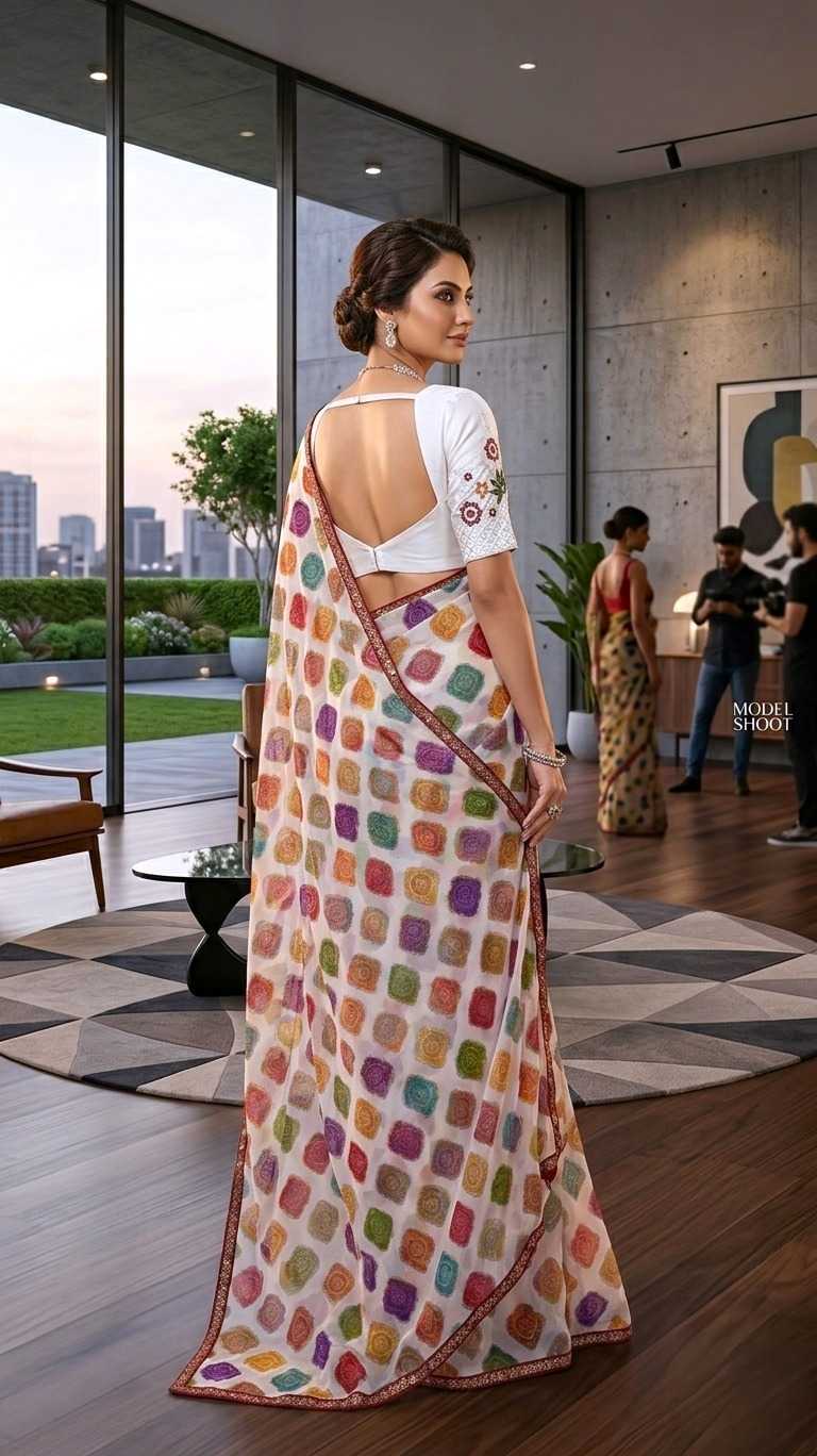 Printed Saree