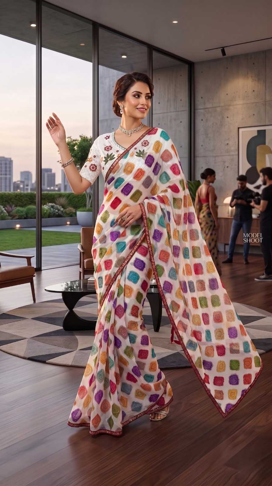 Printed Saree