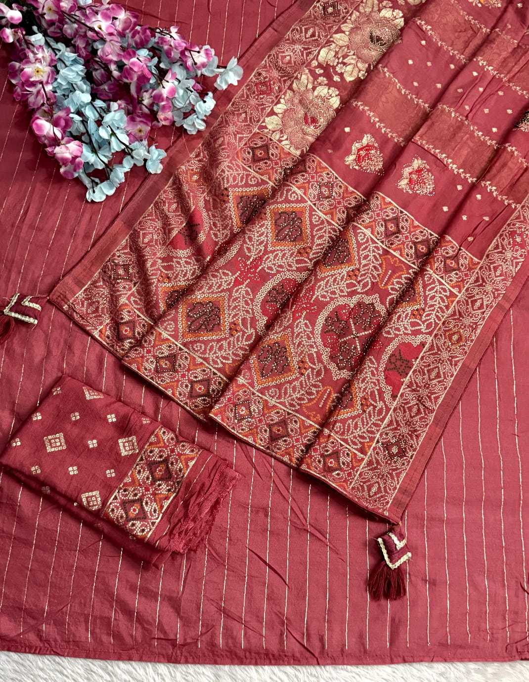 Latest Viscose Floral Saree