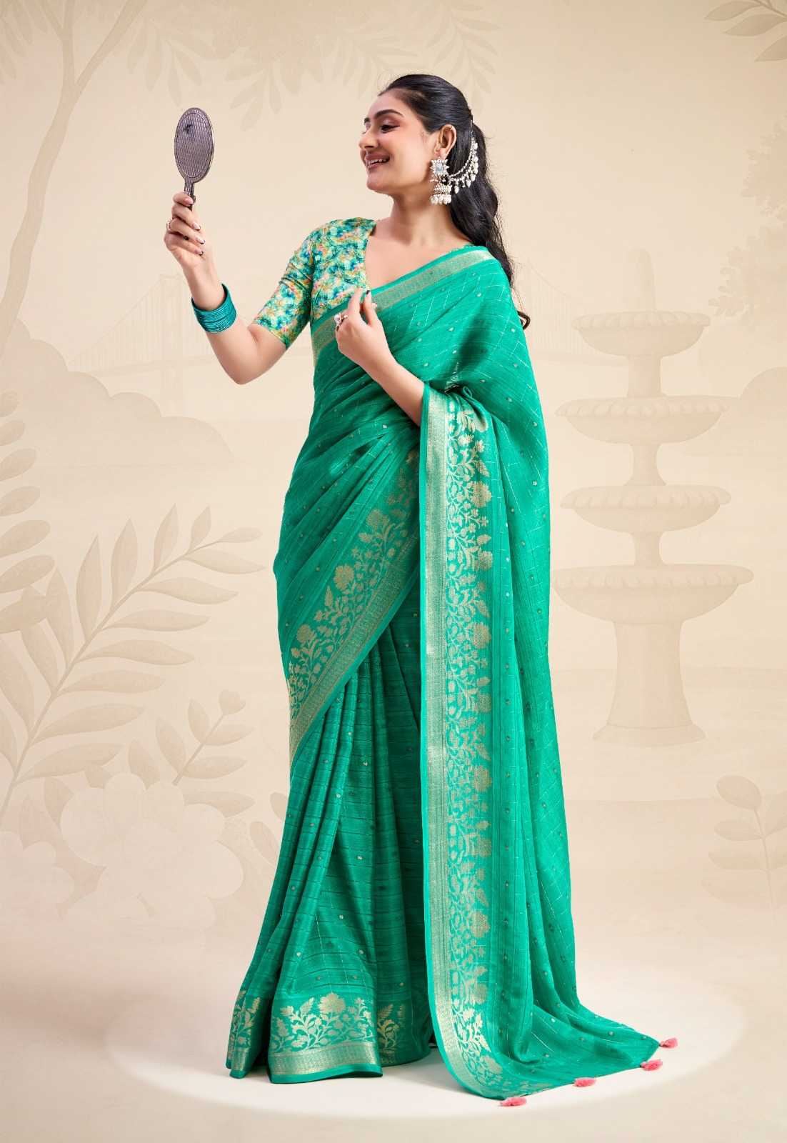 Chinon Butta Saree